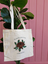 Plants and Pups Tote Bag