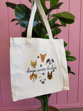 Dogs Over Dudes Tote Bag