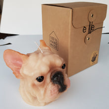 French Bulldog Candle Handmade